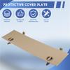 1TD868431 Rear Trunk Protective Cover Panel For VW Touran 2005-2015 Luggage Lid Interior Panel Trim Warning 1TD868431-A61E