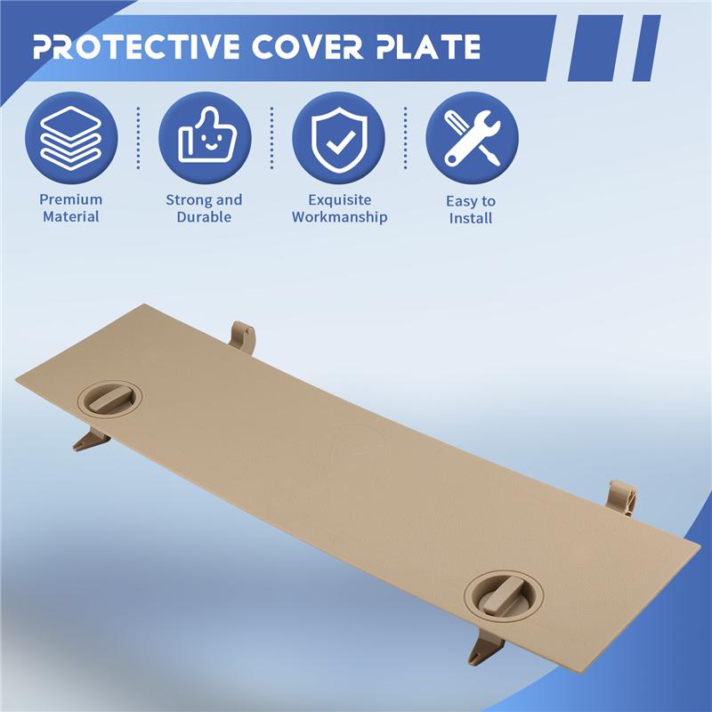 1TD868431 Rear Trunk Protective Cover Panel For VW Touran 2005-2015 Luggage Lid Interior Panel Trim Warning 1TD868431-A61E