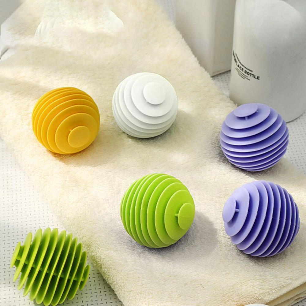 3/6pcs Laundry Balls Reusable Silicone Clothes Hair Cleaning Tools Pet Hair Remover Washing Machine Cat Hair Catcher LaundryBall