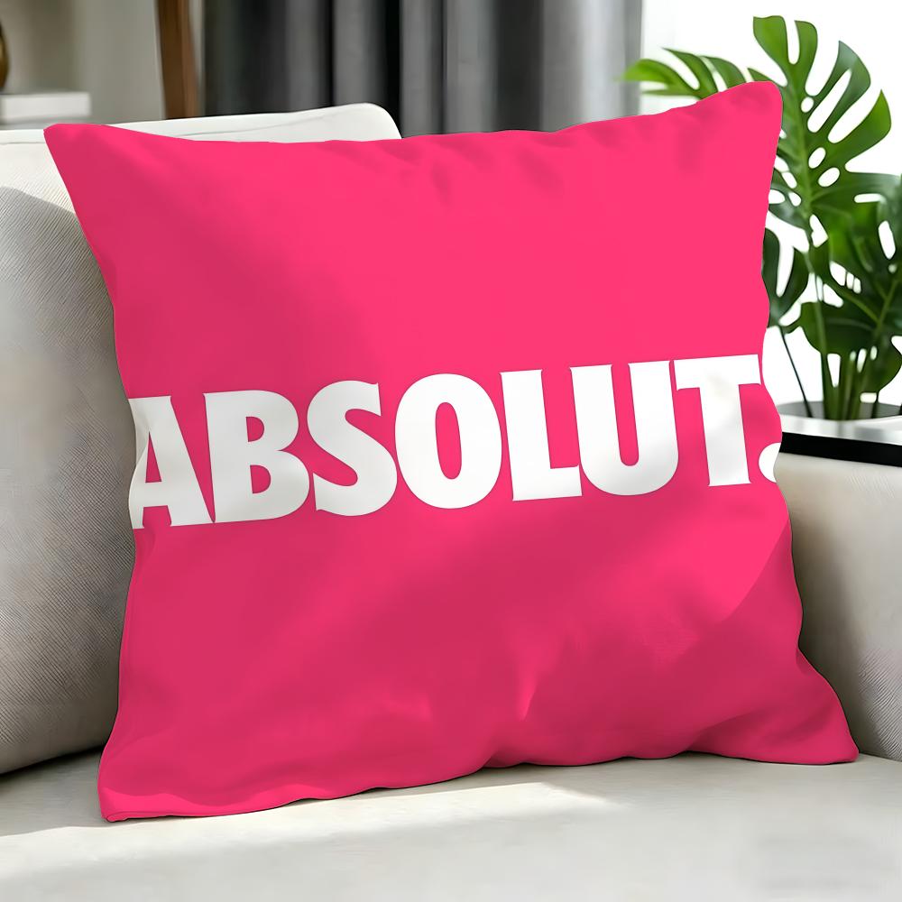 Alcohol Absolut Cushion Cover Cushion Cover Set 4Pcs 50X50 45X45 40X40 Pillowcase Decorative Sofa Home Decor