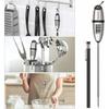 ThermoPro Digital Cooking Thermometer, High-Precision, Stainless Steel, for Oil, Meat, Milk, Tempura, Coffee, Fried Foods, Tea, Bread, BBQ, and More (