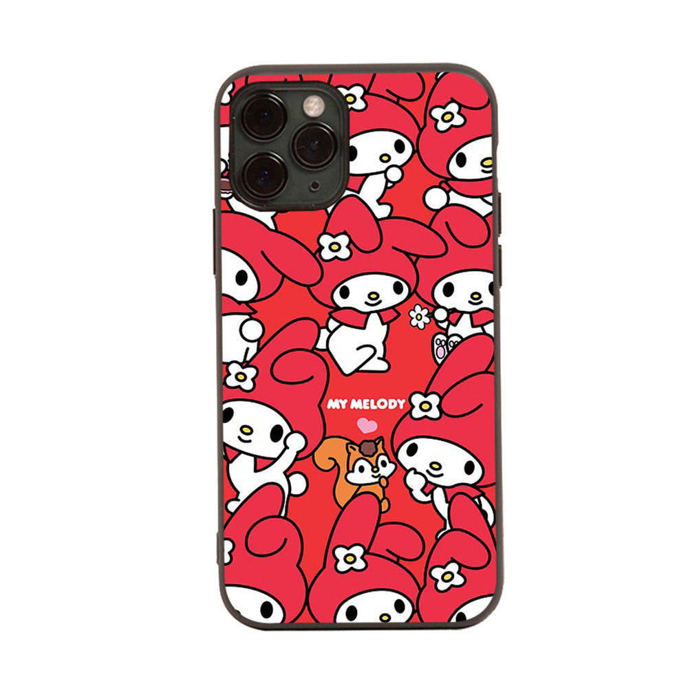 HK21 Cute My MelodyBlack Sofe Case for Xiaomi Poco X6 X4 M5 M6 F5 F6 C65 C55 C50 C51 C40 Pro Redmi 14C A3X 13C 12C 11T 10A 9C Note 7 6 8A Plus