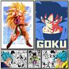 Canvas Printed Dragon Ball Arhat Hanging Birthday Gift Decorative Painting Wall Sticker Children's Bedroom