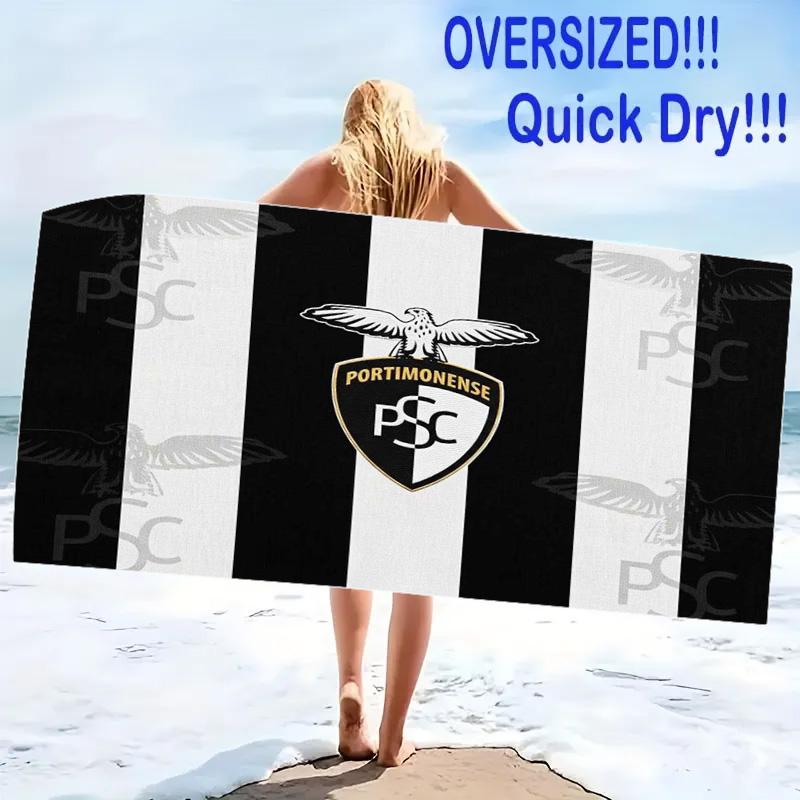 Portimonense SC Print Beach Towel, Large Soft Quick Dry Towel for Beach Camping Swimming