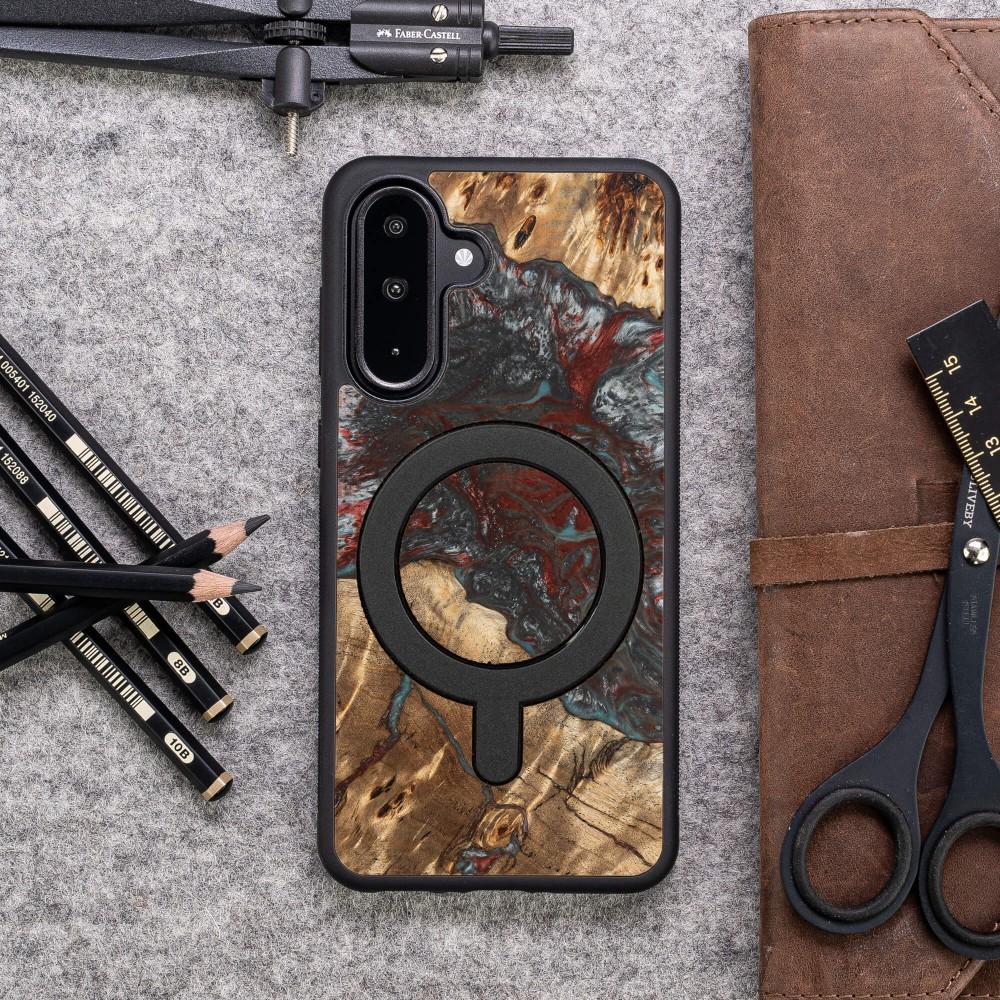 Bewood Unique case for Samsung Galaxy A36 5G - Planets - Pluto with MagSafe