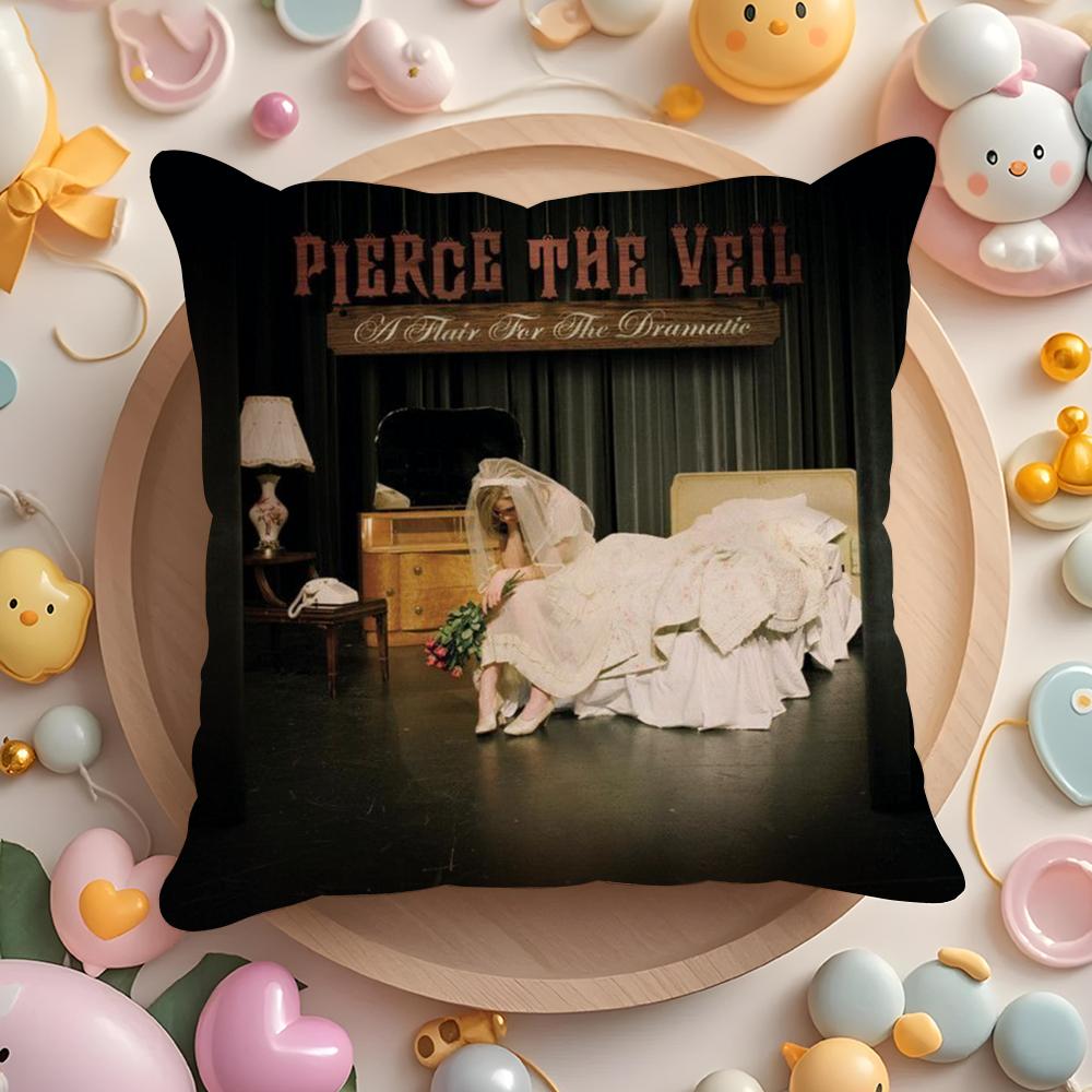 Чехол на подушку Pierce The Veil, короткий плюш, двусторонняя печать, машинная стирка дома, теплая зимняя наволочка