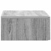 Wall Mounted Side Table Grey Sonoma 59 x 34.5 x 17 cm