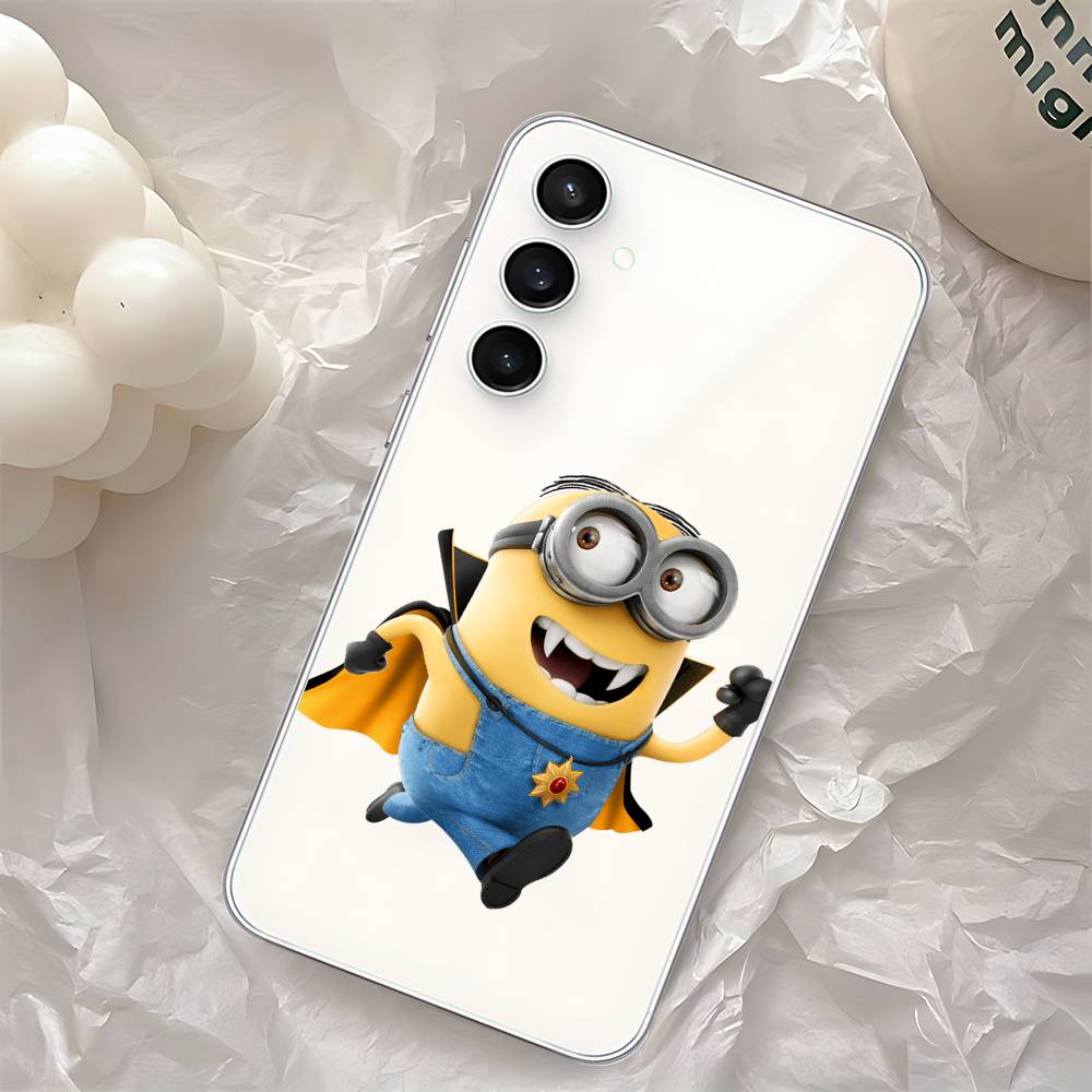 Чехол для телефона MOVIE M-Minions для Samsung Galaxy S25 S24 S23 S22 S21 FE Ultra Plus A32 A53 A13 A31 Мягкий чехол