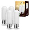 LVWIT T-Shaped LED Bulbs, E26 Base, 60W Equivalent, 6W Power Consumption, 2700K Warm White, 800LM, EFD25EFD15 Recommended, Insulation Installation