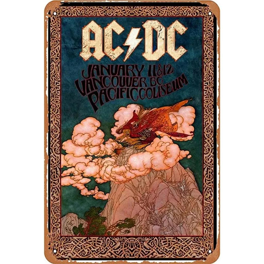 Металлические таблички Rock Roll Metal с изображениями групп, настенное украшение, плакат в винтажном стиле, Железная живопись для мужской комнаты, домашнего кафе, садового клуба, бара