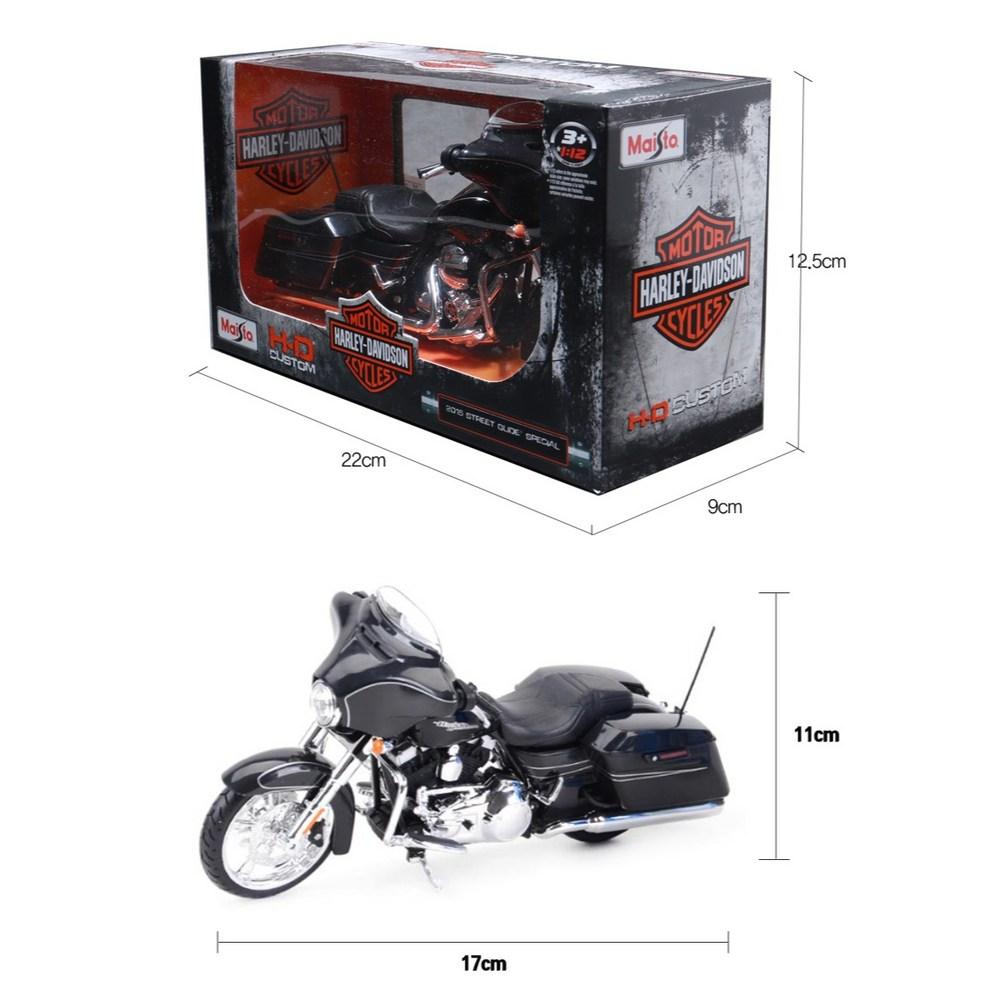 Майсто 1:12 Модель мотоцикла Harley-Davidson 2015 Street Glide Special, литая под давлением