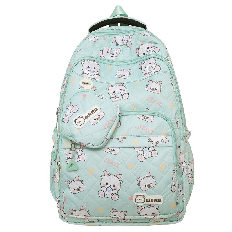 Female Schoolbag Printed Backpack Student Large Capacity Backpack
