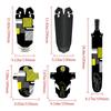 Front/Rear Bicycle Mudguard Multicolor Saddle Mud Guard Wings Universal Bike Fender  Outdoor Sports