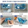 A Set Top-quality Silicone Bathtub Candle Jar and Wax Storage Box Resin Mold - DIY Aromatherapy and Jewelry Container for Home