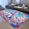 Cartoon Unicorn Animal Bathroom Mat Kids Room Bedroom Decoration Balcony Anti-Slip Doormat Living Room Bedside Area Rugs