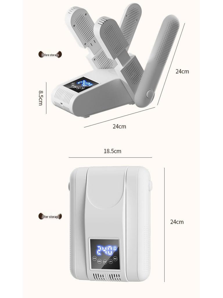 Европейский стандарт Складная сушилка для обуви с сенсорным экраном и стерилизатор