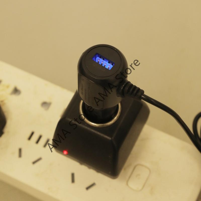 18W Car Charger USB Type C Cable For Xiaomi Samsung Huawei Cigarette Lighter USB Truck Car Charger Fast Charging Vehicle Adapter