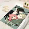 Custom 1Pc Pink Hair Anime Girl Rug Office Carpet Indoor Outdoor Entrance Doormat Nonslip Soft And Comfortable Living Room D2915275