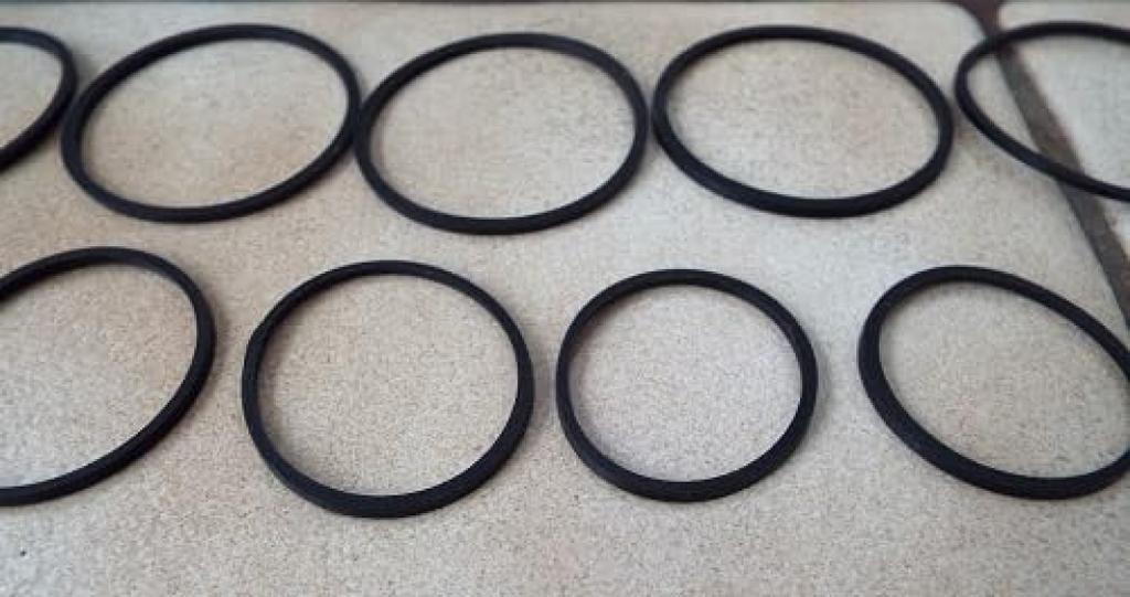 Set of 20 rubber for cassette deck repair and diameters Audio equipment belts, approx. 1.5mm square, replacement, approx. 40, 38, 32, 28, 26, 24, etc.