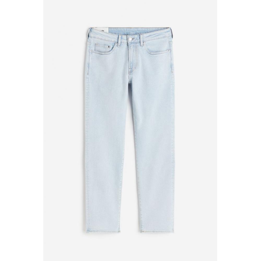 H M straigHt Regular Jeans ligHt deniM Blue