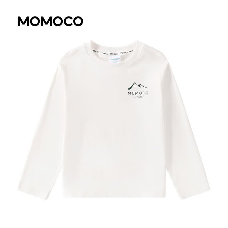 Повседневная детская футболка с длинным рукавом MOMOCO