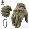 Multicam Military Tactical Gloves Full Finger Army Tacticos Airsoft Paintball Work Combat Touch Screen Rubber Protection Women's Glove
