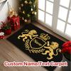 [1pc football club Lion King Pattern Office Chair Carpet] Digital Printed Area Rug for Home & Game Room Use, Soft Indoor Sofa Chair Mat