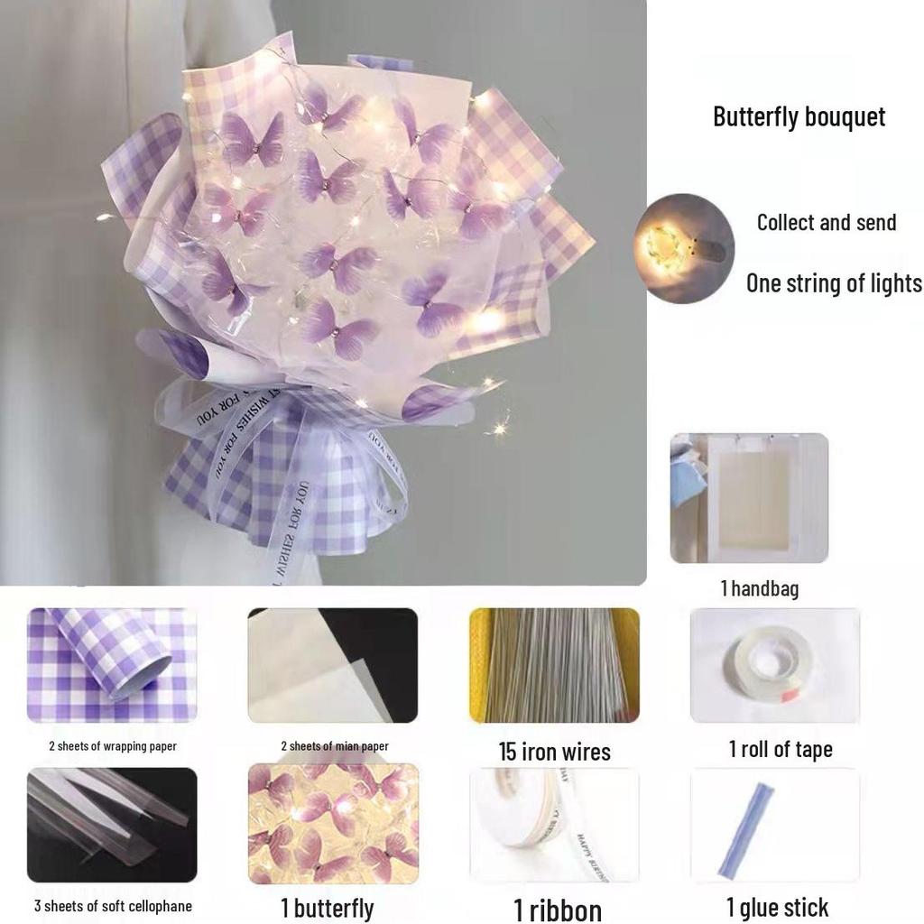 DIY Butterfly Bouquet Kit - Ideal Birthday or Valentine's Gift for Her