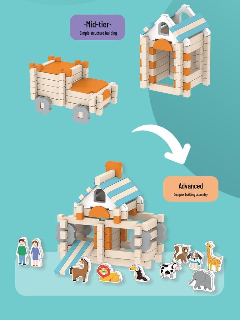 Архимед Конструктор Сделай Сам - Образовательный Набор из Сосны для Детского Сада