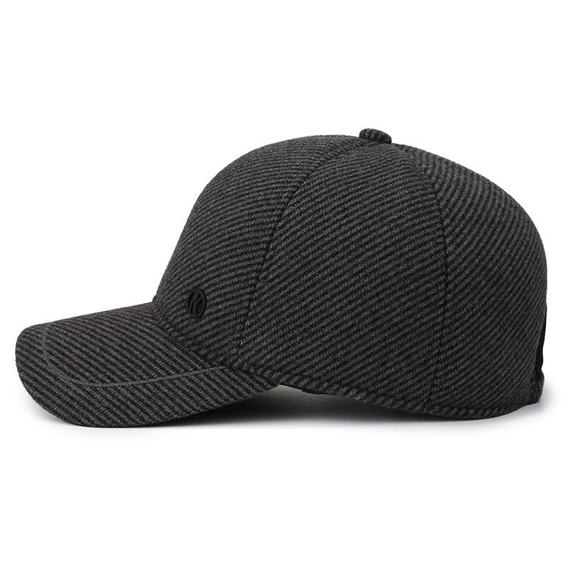 For All Occasions Multi Use All Purpose Fresh Latest Brand New Auturnn Thick Warm Men Winter Baseball Cap With Ear Flaps, Ideal Choice For Gifts