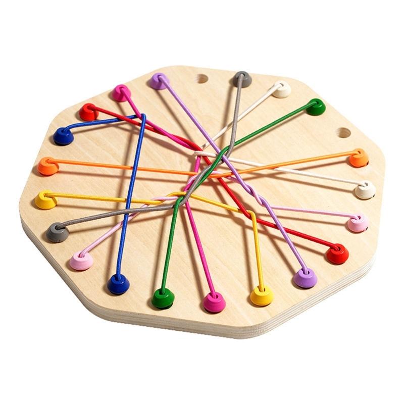 Interactive Rope Puzzle Problem Solving Toy for MultiPlayers Great for Home Party Gathering and Travel Entertainment