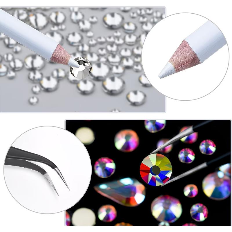 40 Color Resin Flat-Back Sequins & Rhinestones DIY Hair Accessory Craft Supplies Nail Art Clothing Footwear Decor Accessories