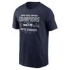 Футболка Seattle Seahawk College Navy 2025 Чемпионы NFC Команда Нация S-5XL