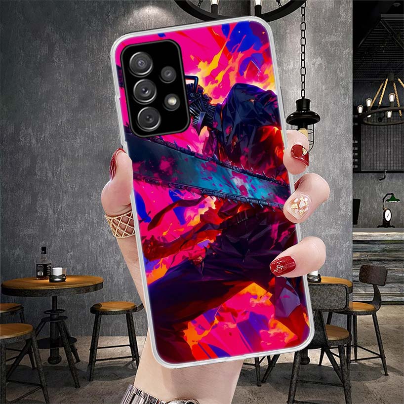 C-Человек-бензопила Дэнджи Мягкий чехол для телефона для Samsung Galaxy S22 S23 S24 S25 Edge S26 Ultra S20 FE S21 Plus + Fundas Coque Galaxy S2
