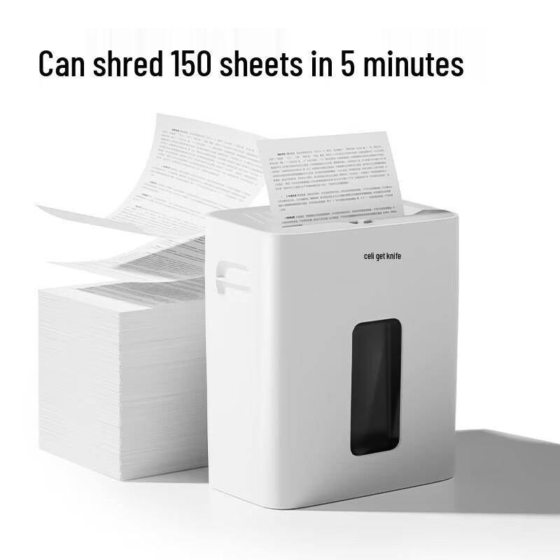 Deli GA230 6-Sheet Micro-Cut Paper Shredder CN plug (adapter included)