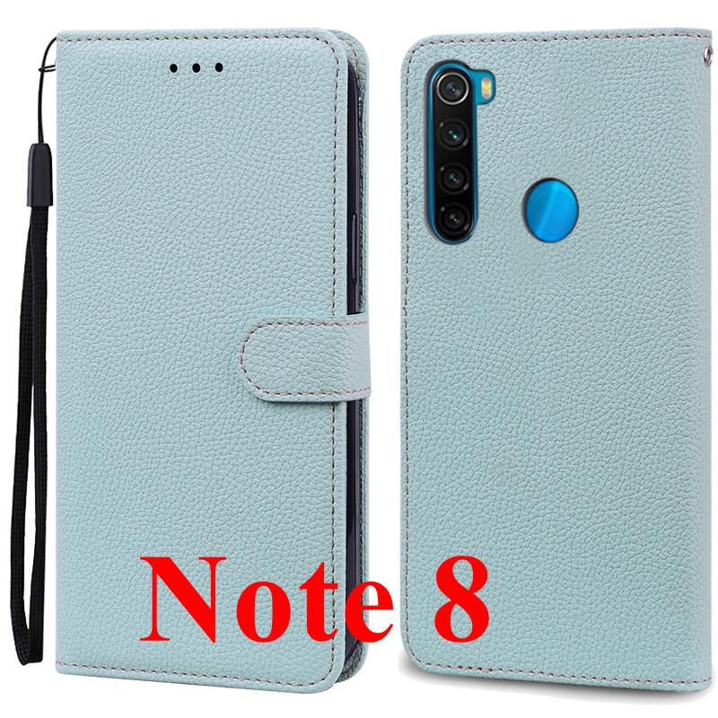 For Xiaomi Redmi Note 8 Pro Case Silicon Leather Wallet Phone Case for Redmi Note 8 Case Redmi Note 8 Pro Flip Case Coque Fundas