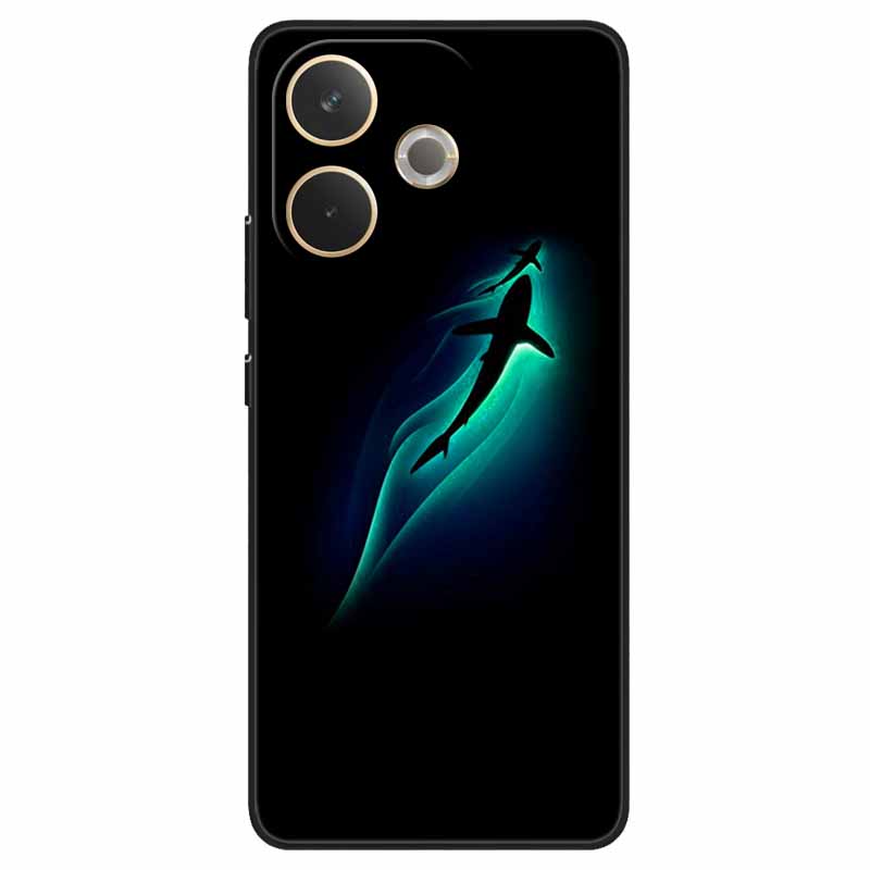 Чехол для OPPO A5 Pro 4G Черный ТПУ Крутые Животные Волки Силиконовая Крышка Телефона для Oppo A5 Pro 5G Защитные Чехлы A5Pro 2025 Чехлы