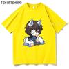 Футболки Osamu DAZAI, футболка с аниме Bungo Stray Dogs, одежда унисекс, повседневная хлопковая летняя футболка Harajuku Kawaii, футболки с героями мультфильмов унисекс