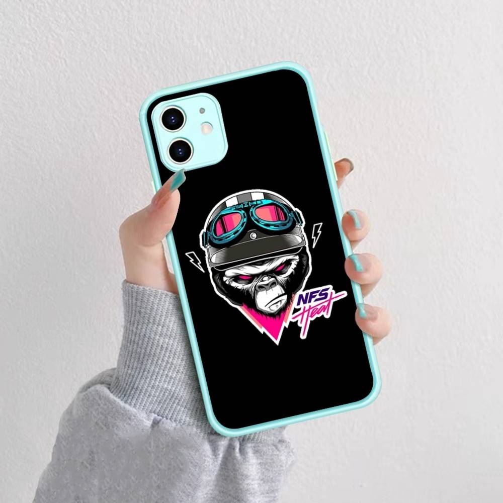 Need For Speed Heat Phone Case For IPhone 14 X XR XS 7 8 Plus 11 12 13 Pro MAX 13mini Matte Shockproof Case