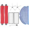 Аксессуары для пылесоса Xiaomi Roborock S7 / S7 Maxv Ultra, запасные части, основная щетка, крышка щетки, пылесборники, фильтр HEPA, тряпки для швабры