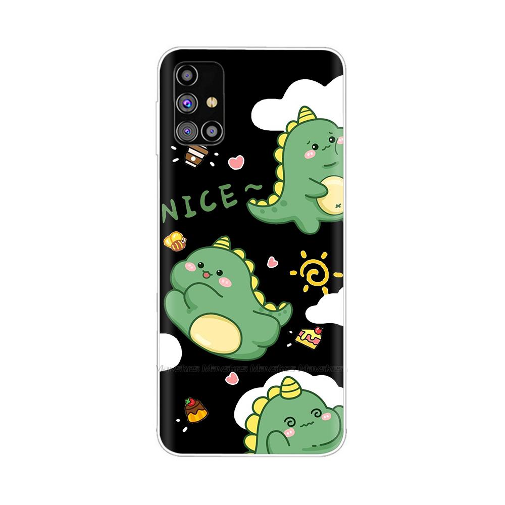 Чехол для Samsung Galaxy M51 SM-M515F Чехол для телефона Креативный Полная защита Задняя крышка из ТПУ Для Samsung M51 M 51 Мягкий силикон Funda
