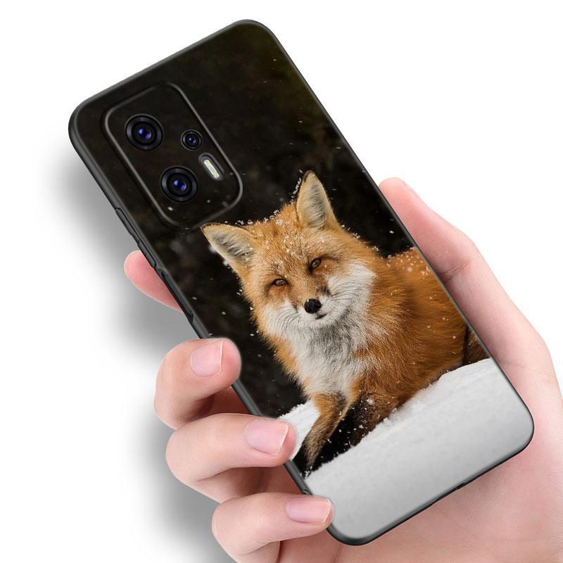 Чехол для телефона с изображением лисы для Xiaomi POCO F2 F3 M2 M3 M4 X3 X4 Pro NFC F4 GT 5G F1 X2 C3 C31 C40 M5S, мягкий черный чехол из ТПУ