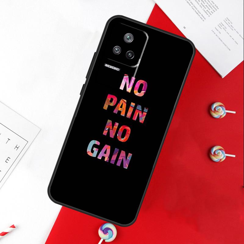 Без боли нет достижений Чехол для Xiaomi 14T 11T 12T 13T Pro 13 14 15 Ultra POCO X7 Pro X3 X5 X6 F5 F6 M6 Pro