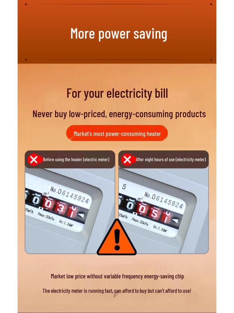2025 Портативный настольный обогреватель-вентилятор - Компактный электрический солнечный обогреватель для небольших помещений