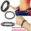 For Women Men Hematite Magnetic Detox Bracelet Magnetic Therapy Anklet Hematite Anklet Bracelet