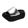 2024 Summer Height Increasing Women Slipper Fashion Open Toe Slip On Sandalias Ladies Elegant Outdoor Beach Platform Slides
