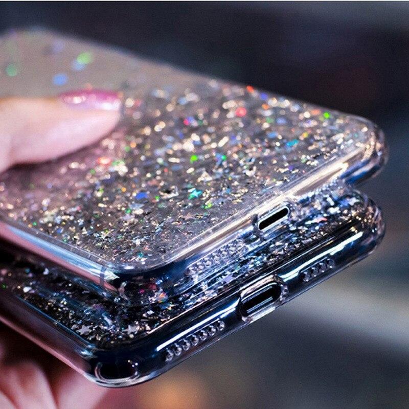 Модный блестящий чехол для Huawei P50 P40 P20 P30 Pro, чехол Honor 10 20 10i 20i 8A 9A 9C 9X V30 V40 Y5 Y6 Y7 Y9 2019 Y6P Y7P Y7A, блестящий силиконовый чехол