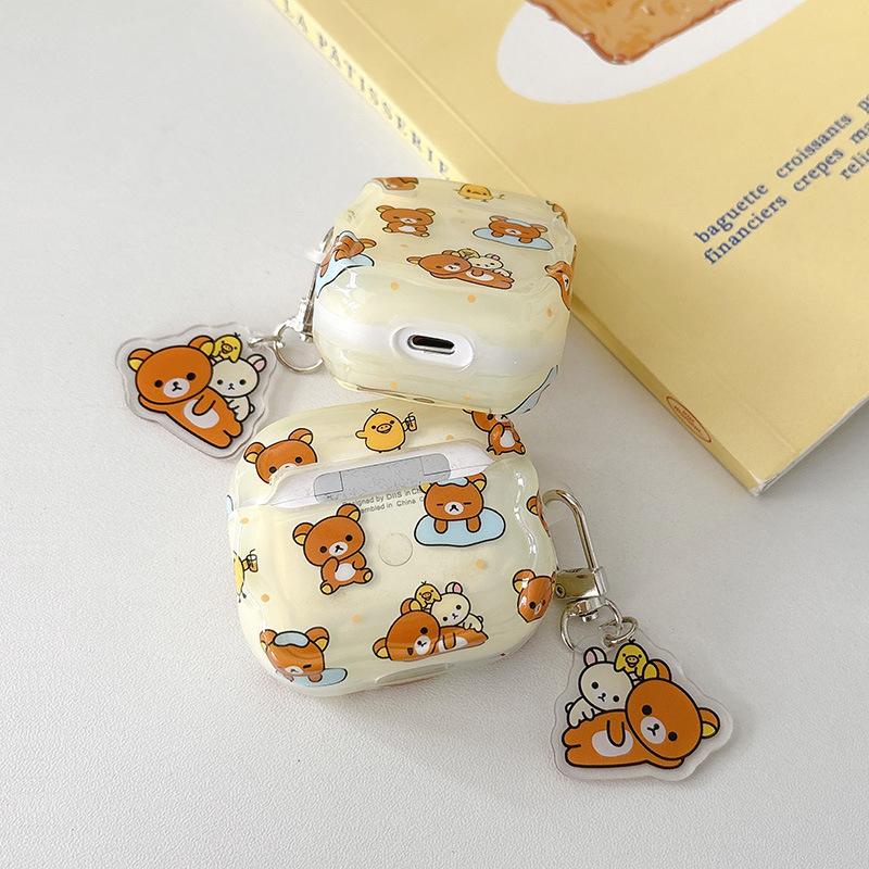Easy bear applies to apple AirPods 1 protective case pro1 second generation 1 third generation fourth generation wireless bluetooth headset case