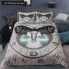 Boho Moth Duvet Cover Queen Size Boys Gothic Skull Bedding Set For Girls Women Bedroom Decor Bohemian Moon Star Comforter