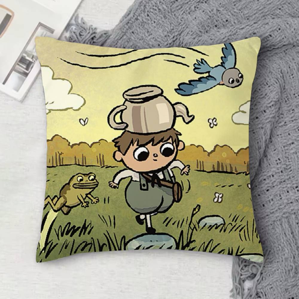 OOver the Garden Wall Doublesided Printed Square Decorative Cushion Cover for Sofa Living Room Home Decor